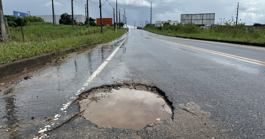 Jorginho da Praia cobra reparos urgentes na Rodovia Venâncio Fonseca