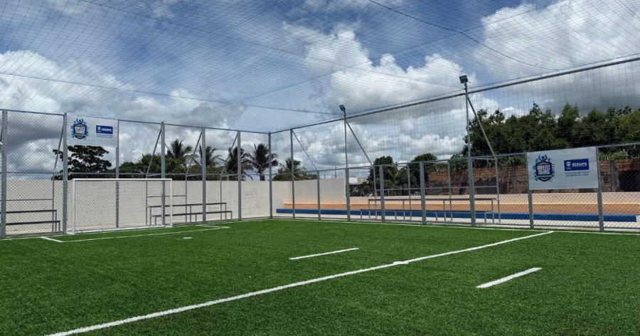 Novas areninhas fortalecem o esporte e o lazer no interior de Sergipe 