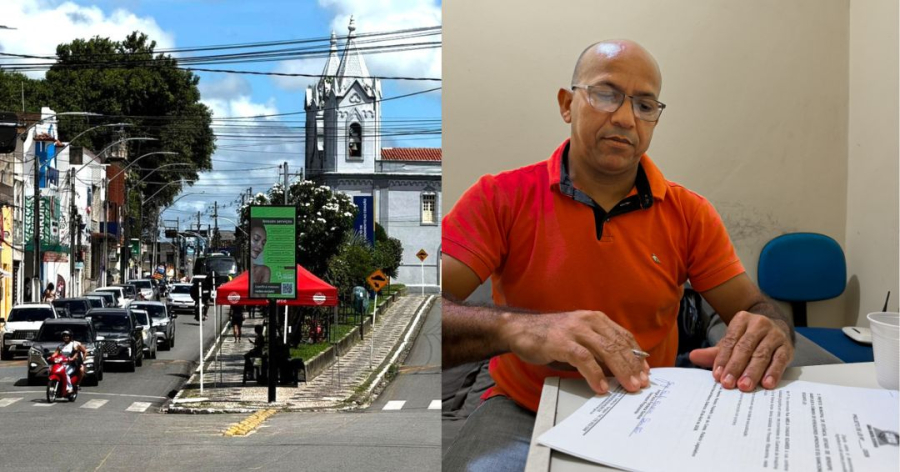 Vereador Jorginho da Praia propõe revitalização do canteiro central da Rua Capitão Salomão, no Centro 