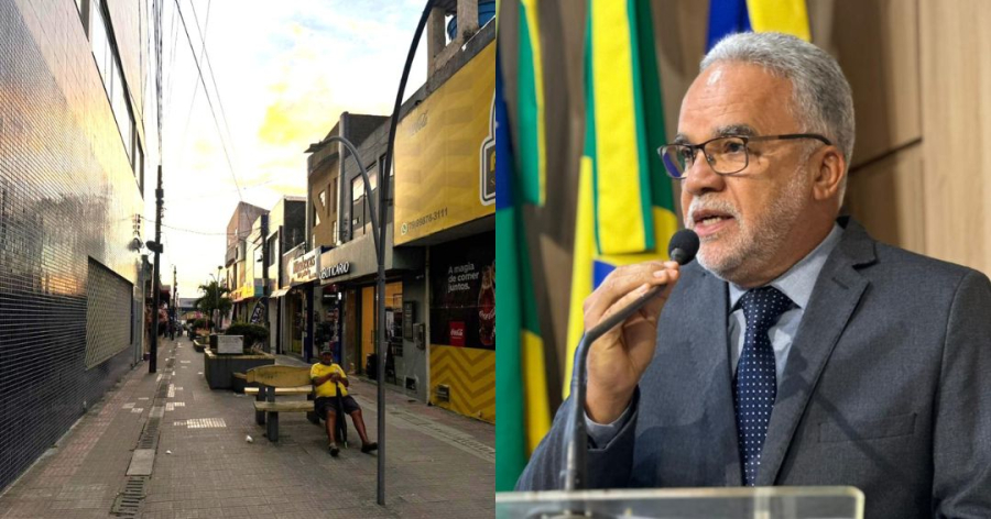 Vereador Artur do PT solicita ornamentação junina no Calçadão da Feira