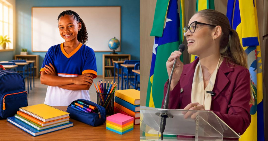 Vereadora Larissa defende entrega padronizada de fardamento da rede municipal de ensino de Estância