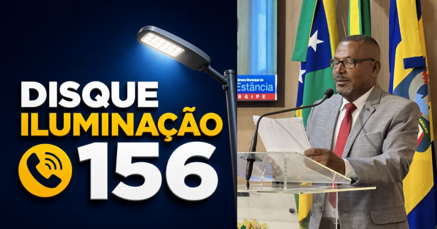 Disque Iluminação 156, proposto por Elenilton Cardoso, vira lei municipal
