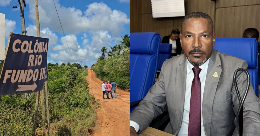 O Negão do Povo solicita recuperação de estrada da Colônia Rio Fundo III