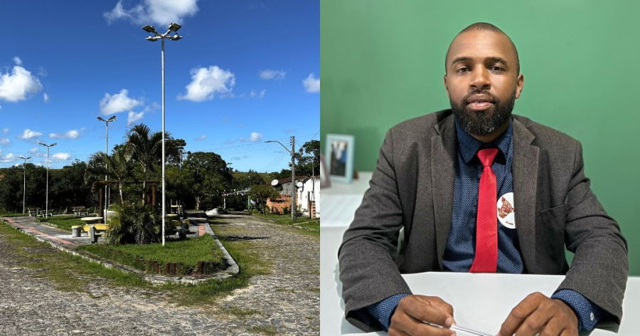 Isaías Negobia cobra reforma da Praça Curió no Paulo Amaral
