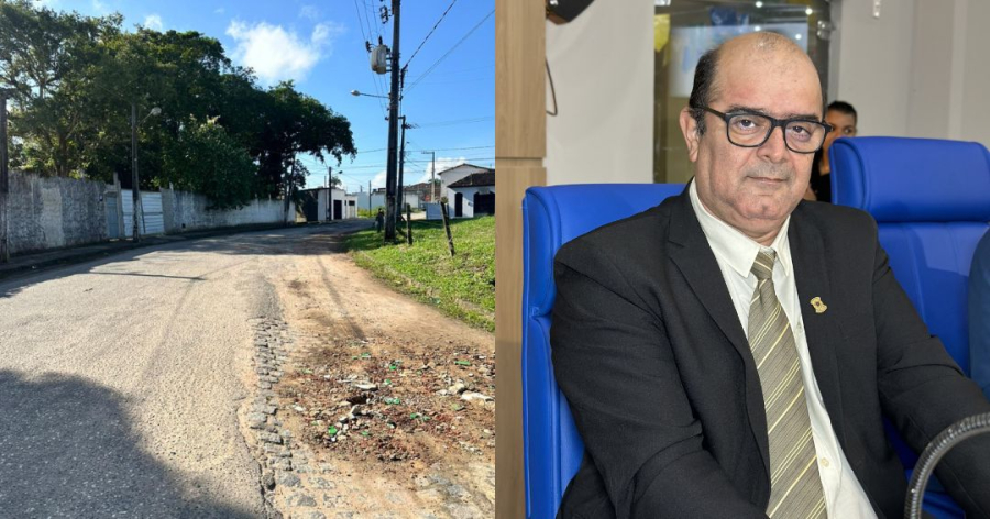 Vereador Sandro Barreto defende revitalização da Avenida João Lídio dos Santos no Bairro Santa Cruz