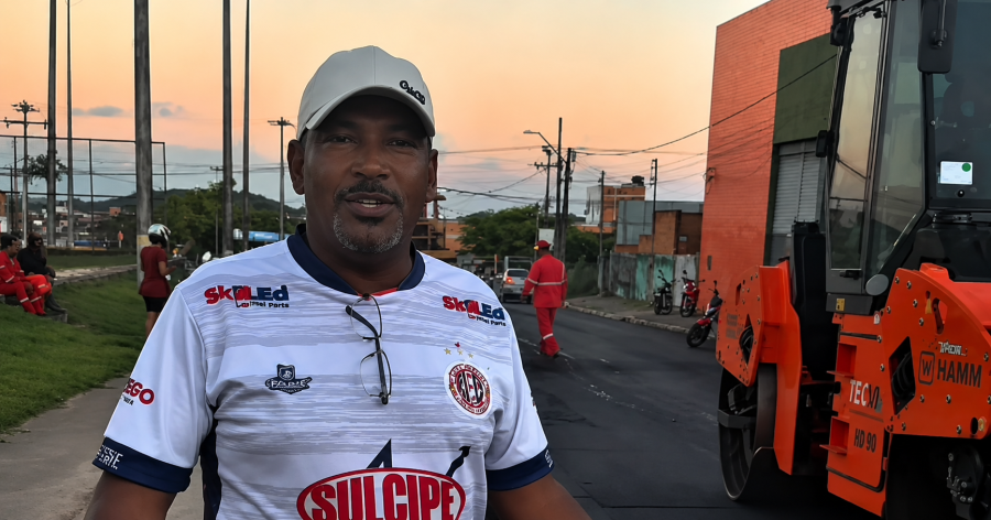 Indicação de Elenilton é atendida com recapeamento da entrada da Cidade Nova